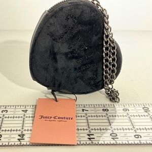 Juicy Couture Heart Coin Purse with chain